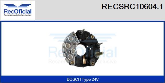 RECOFICIAL RECSRC10604.1 - Изправител, генератор vvparts.bg