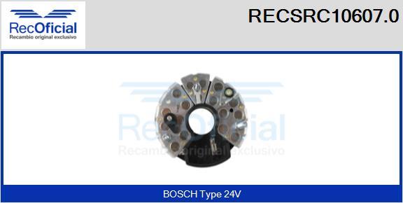 RECOFICIAL RECSRC10607.0 - Изправител, генератор vvparts.bg