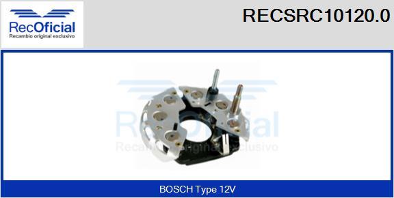 RECOFICIAL RECSRC10120.0 - Изправител, генератор vvparts.bg