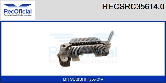 RECOFICIAL RECSRC35614.0 - Изправител, генератор vvparts.bg