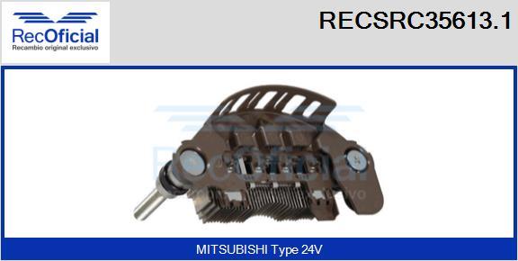 RECOFICIAL RECSRC35613.1 - Изправител, генератор vvparts.bg
