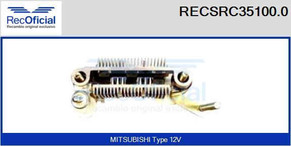 RECOFICIAL RECSRC35100.0 - Изправител, генератор vvparts.bg