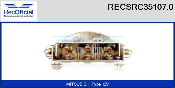 RECOFICIAL RECSRC35107.0 - Изправител, генератор vvparts.bg