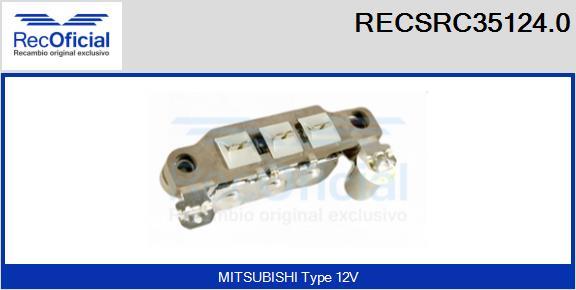 RECOFICIAL RECSRC35124.0 - Изправител, генератор vvparts.bg