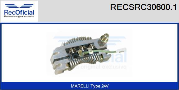 RECOFICIAL RECSRC30600.1 - Изправител, генератор vvparts.bg