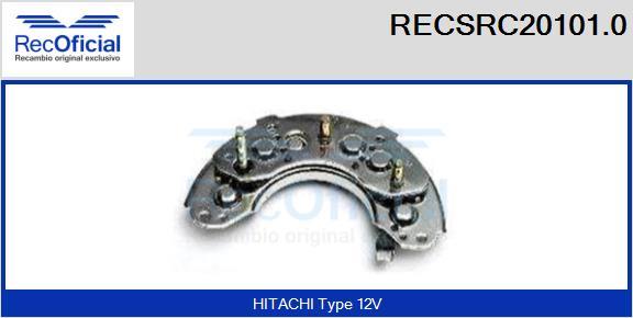 RECOFICIAL RECSRC20101.0 - Изправител, генератор vvparts.bg