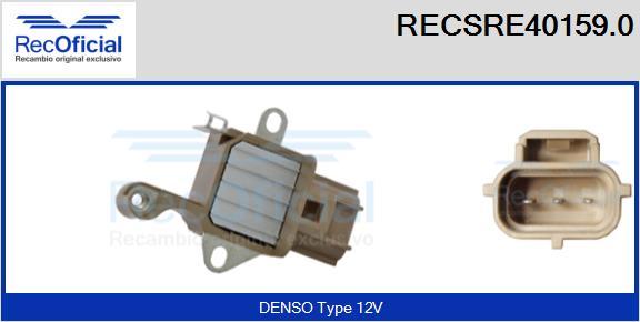 RECOFICIAL RECSRE40159.0 - Регулатор на генератор vvparts.bg