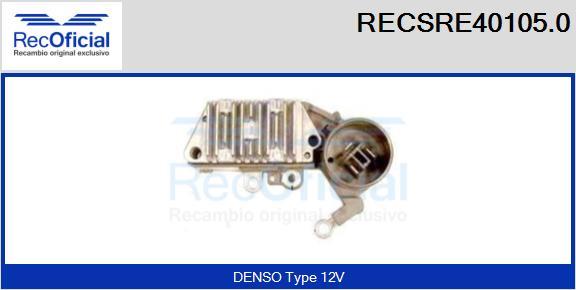 RECOFICIAL RECSRE40105.0 - Регулатор на генератор vvparts.bg
