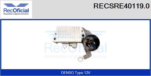 RECOFICIAL RECSRE40119.0 - Регулатор на генератор vvparts.bg