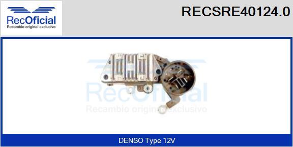 RECOFICIAL RECSRE40124.0 - Регулатор на генератор vvparts.bg