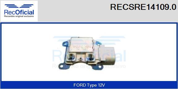 RECOFICIAL RECSRE14109.0 - Регулатор на генератор vvparts.bg