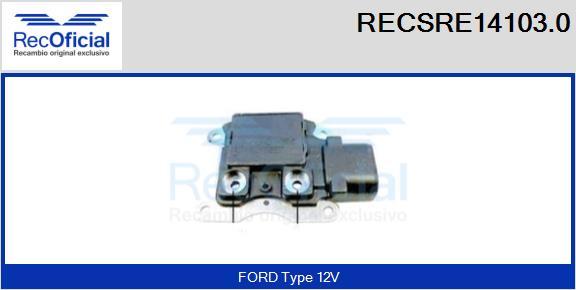 RECOFICIAL RECSRE14103.0 - Регулатор на генератор vvparts.bg