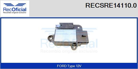 RECOFICIAL RECSRE14110.0 - Регулатор на генератор vvparts.bg