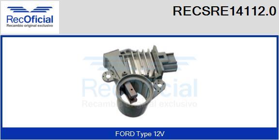 RECOFICIAL RECSRE14112.0 - Регулатор на генератор vvparts.bg