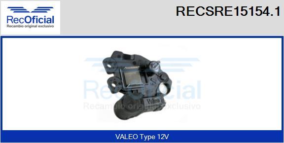 RECOFICIAL RECSRE15154.1 - Регулатор на генератор vvparts.bg