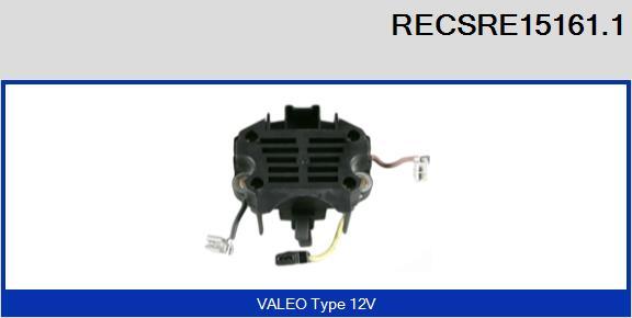 RECOFICIAL RECSRE15161.1 - Регулатор на генератор vvparts.bg