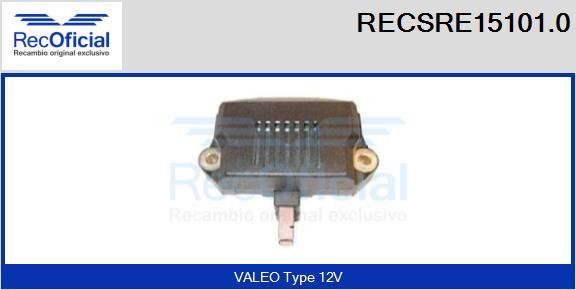 RECOFICIAL RECSRE15101.0 - Регулатор на генератор vvparts.bg