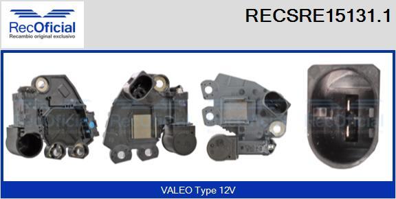 RECOFICIAL RECSRE15131.1 - Регулатор на генератор vvparts.bg