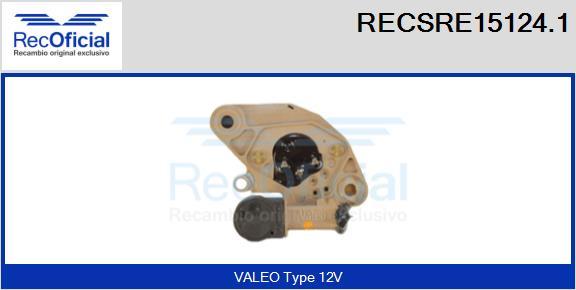 RECOFICIAL RECSRE15124.1 - Регулатор на генератор vvparts.bg