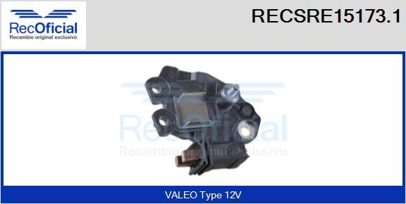 RECOFICIAL RECSRE15173.1 - Регулатор на генератор vvparts.bg