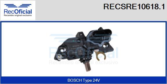 RECOFICIAL RECSRE10618.1 - Регулатор на генератор vvparts.bg