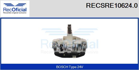 RECOFICIAL RECSRE10624.0 - Регулатор на генератор vvparts.bg