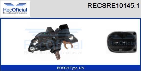 RECOFICIAL RECSRE10145.1 - Регулатор на генератор vvparts.bg