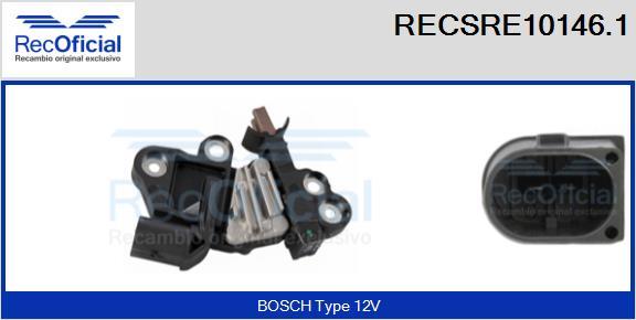 RECOFICIAL RECSRE10146.1 - Регулатор на генератор vvparts.bg