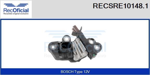 RECOFICIAL RECSRE10148.1 - Регулатор на генератор vvparts.bg