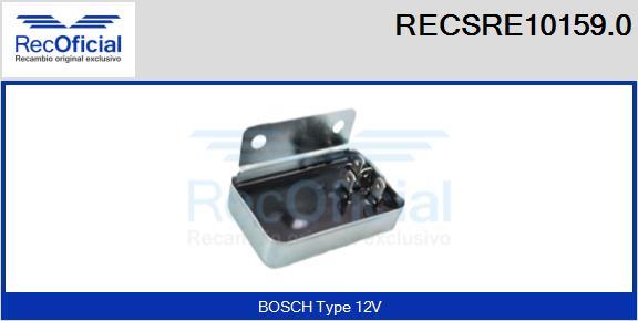 RECOFICIAL RECSRE10159.0 - Регулатор на генератор vvparts.bg