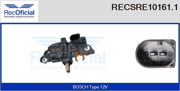 RECOFICIAL RECSRE10161.1 - Регулатор на генератор vvparts.bg