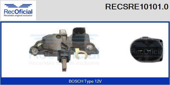 RECOFICIAL RECSRE10101.0 - Регулатор на генератор vvparts.bg