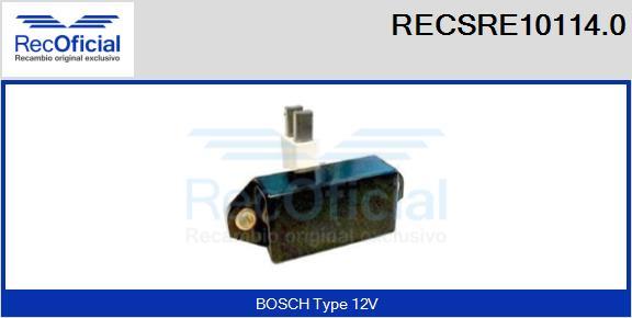 RECOFICIAL RECSRE10114.0 - Регулатор на генератор vvparts.bg