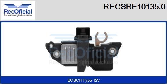 RECOFICIAL RECSRE10135.0 - Регулатор на генератор vvparts.bg