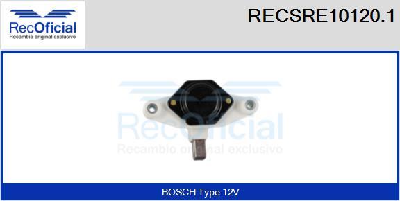 RECOFICIAL RECSRE10120.1 - Регулатор на генератор vvparts.bg