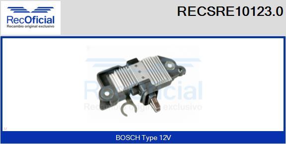 RECOFICIAL RECSRE10123.0 - Регулатор на генератор vvparts.bg