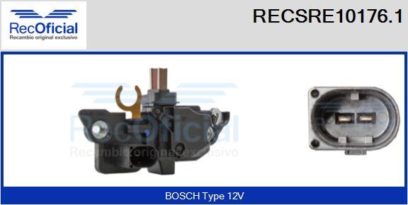 RECOFICIAL RECSRE10176.1 - Регулатор на генератор vvparts.bg