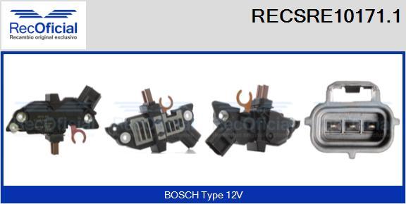 RECOFICIAL RECSRE10171.1 - Регулатор на генератор vvparts.bg