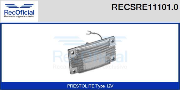 RECOFICIAL RECSRE11101.0 - Регулатор на генератор vvparts.bg