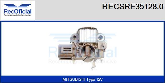 RECOFICIAL RECSRE35128.0 - Регулатор на генератор vvparts.bg