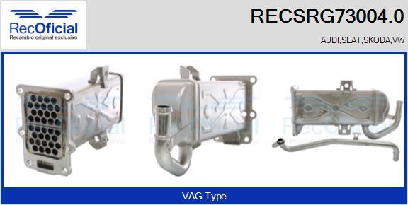 RECOFICIAL RECSRG73004.0 - Охладител, ЕГР система vvparts.bg