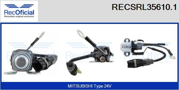 RECOFICIAL RECSRL35610.1 - Реле, стартер vvparts.bg