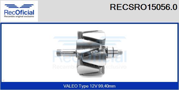 RECOFICIAL RECSRO15056.0 - Ротор, генератор vvparts.bg