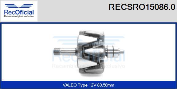 RECOFICIAL RECSRO15086.0 - Ротор, генератор vvparts.bg