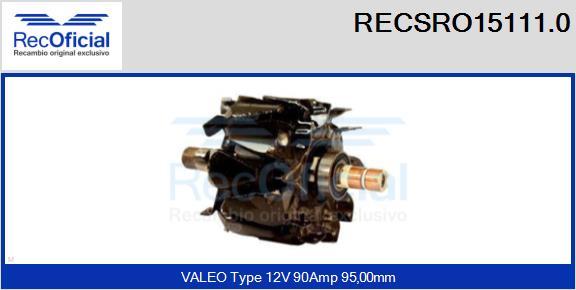 RECOFICIAL RECSRO15111.0 - Ротор, генератор vvparts.bg