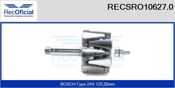 RECOFICIAL RECSRO10627.0 - Ротор, генератор vvparts.bg
