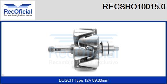 RECOFICIAL RECSRO10015.0 - Ротор, генератор vvparts.bg