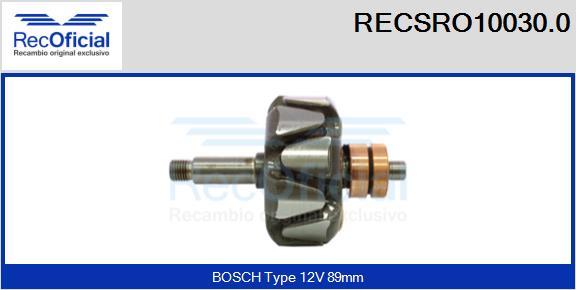 RECOFICIAL RECSRO10030.0 - Ротор, генератор vvparts.bg