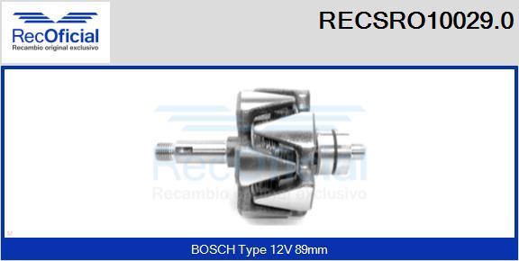 RECOFICIAL RECSRO10029.0 - Ротор, генератор vvparts.bg