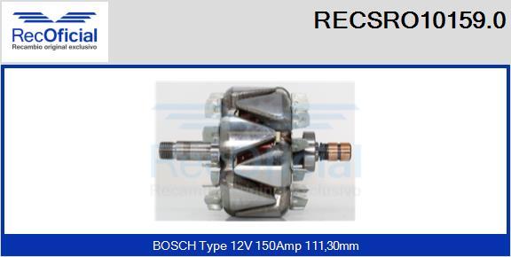 RECOFICIAL RECSRO10159.0 - Ротор, генератор vvparts.bg